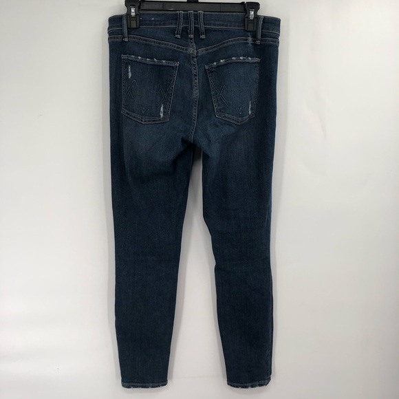 MCGUIRE DENIM High Rise Distressed Jeans Stretch Denim Women Ripped 29 Newton - Picture 5 of 8